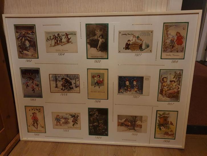 Zeer oude maar nette ansichtkaarten Nieuwjaar, Verzamelen, Ansichtkaarten | Nederland, Overijssel, Voor 1920, Ophalen