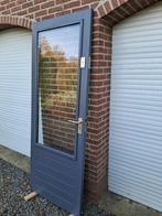 achterdeur, balkondeur, schuurdeur, buitendeur, hardhout, Doe-het-zelf en Verbouw, Deuren en Horren, Ophalen, Gebruikt, 80 tot 100 cm