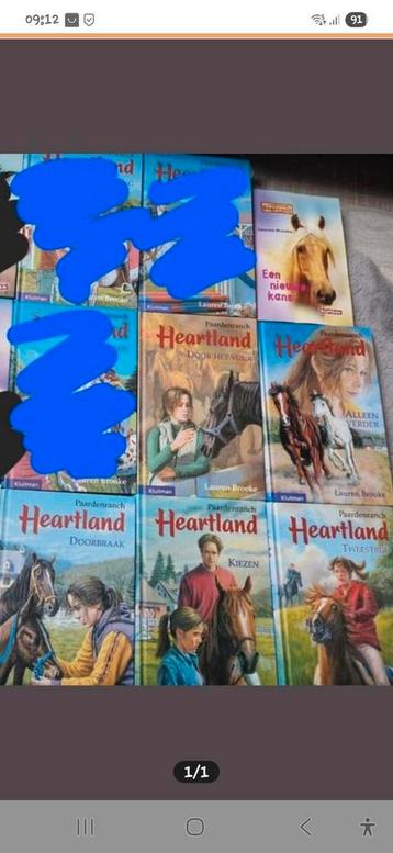 Heartland boeken  4,- ps beschikbaar voor biedingen