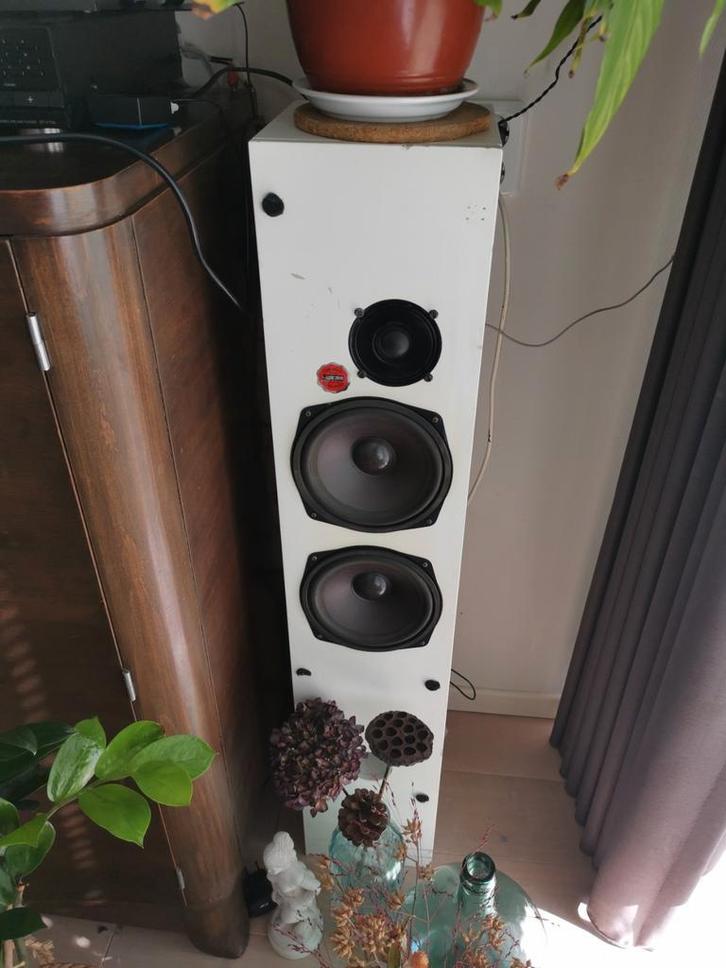 Hepta Street Zuilspeakers, Audio, Tv en Foto, Luidsprekers, Gebruikt, Front, Rear of Stereo speakers, Overige merken, Ophalen of Verzenden