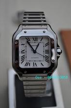 Cartier Santos medium&large, Sieraden, Tassen en Uiterlijk, Horloges | Heren, Staal, Polshorloge, Nieuw, Ophalen of Verzenden