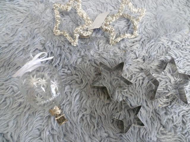 Riviera Maison servetringen/koek vorm/Kerstboom klem vaasje, Ophalen of Verzenden, Nieuw