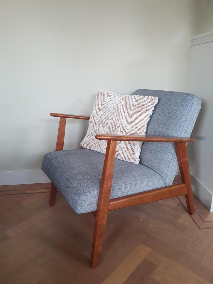 Fauteuil Ikea Ekenäset, Huis en Inrichting, Fauteuils, Gebruikt, Hout, 50 tot 75 cm, 75 tot 100 cm, Ophalen