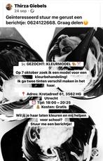 Model gezocht kleuren gratis in Utrecht, Ophalen, Overige kleuren, Gehele gezicht, Nieuw