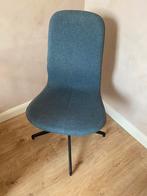 Ikea Långfjäll bureaustoel blauw/zwart, Huis en Inrichting, Stoelen, Ophalen, Blauw, Zo goed als nieuw, Eén