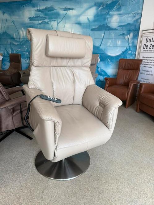 Prominent sta op stoel relax fauteuil gratis bezorgd, Huis en Inrichting, Fauteuils, Nieuw, Leer, Ophalen of Verzenden