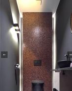 Glas Mozaëk  Amsterdam 20x20 en 10x10x4mm brown gold, Overige materialen, Wandtegels, Nieuw, Ophalen of Verzenden