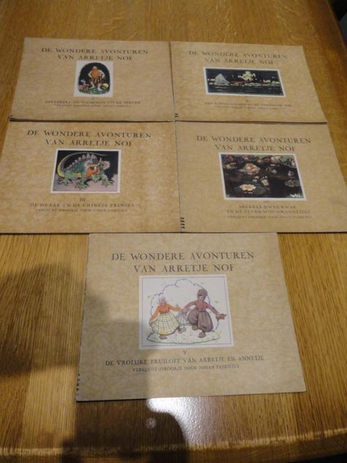 De wondere avonturen van Arretje NOF 5 st. complete serie, Boeken, Prentenboeken en Plaatjesalbums, Gelezen, Prentenboek, Ophalen