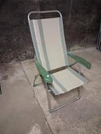 Campingstoel met verstelbare rugleuning, Caravans en Kamperen, Kampeermeubelen, Ophalen, Gebruikt, Campingstoel