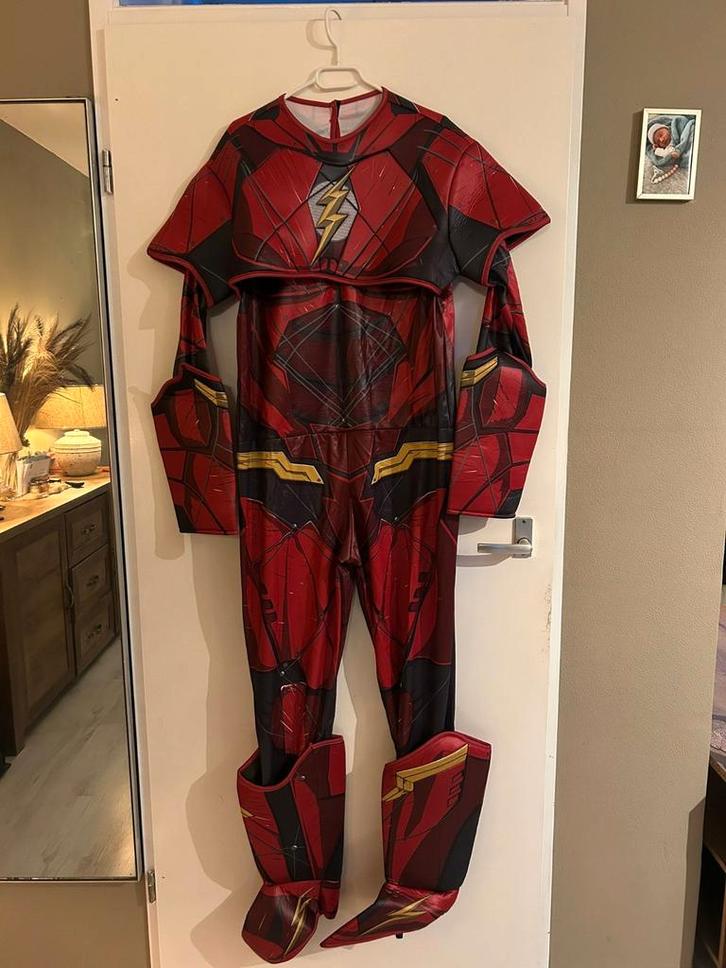 Flash Carnavalspak XL (valt als L/XL) - Nieuw!, Kleding | Heren, Carnavalskleding en Feestkleding, Nieuw, Kleding, Carnaval, Maat 56/58 (XL)