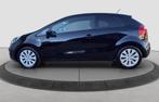 Kia Rio 1.2 CVVT BusinessLine 3drs NAVI CLIMA PDC LMV STOELV, Gebruikt, 4 cilinders, 1104 kg, Zwart