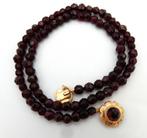 14 karaat granaat ketting 60s-80s, Sieraden, Tassen en Uiterlijk, Kettingen, Vintage, Gebruikt, Vintage, Vintage