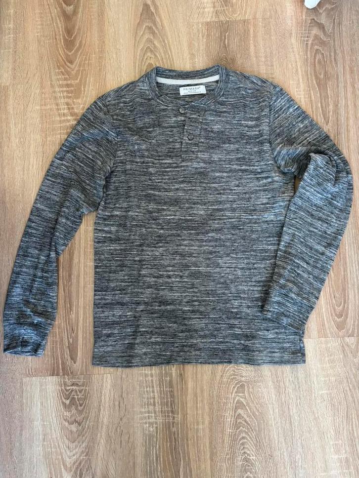 Grijze longsleeve shirt/trui maat M, Kleding | Heren, Truien en Vesten, Zo goed als nieuw, Maat 48/50 (M), Grijs, Ophalen of Verzenden