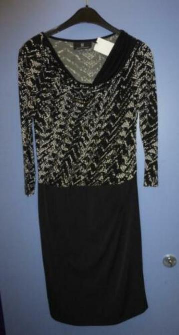 Mart Visser jurk zwart wit druk printje onder zwart 38 29787 beschikbaar voor biedingen