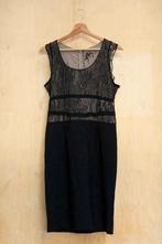 Senso prachtige jurk zwart met kant mt 40 M, Maat 38/40 (M), Ophalen of Verzenden, Zo goed als nieuw, Onder de knie