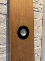 Eikenhouten wandplank met dimbare led spots, Ophalen, Zo goed als nieuw