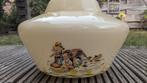 Vintage kinderkamer lamp. Glas. Jaren 50/60, Ophalen, Zo goed als nieuw, Rond, Minder dan 25 cm