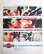 4 vintage reclames Martini drank 1966 iets bijzonder, Verzamelen, Merken en Reclamevoorwerpen, Gebruikt, Ophalen