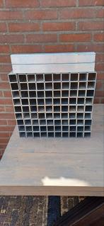 Aluminium en RVS kokerprofielen. 40x40x2mm., Doe-het-zelf en Verbouw, IJzerwaren en Bevestigingsmiddelen, Ophalen of Verzenden