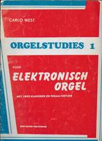 Bo1036 bladmuziek orgelstudies 1 carlo west, Muziek en Instrumenten, Bladmuziek, Gebruikt, Ophalen of Verzenden