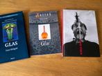 Glas, drie boeken, Boeken, Ophalen, Zo goed als nieuw, Diversen, Overige onderwerpen
