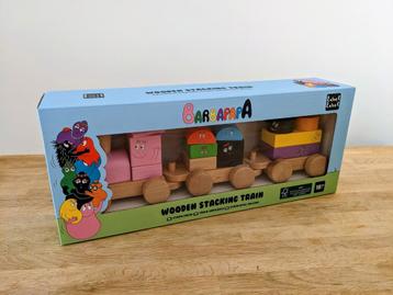 Label Label Barbapapa Houten Stapeltrein beschikbaar voor biedingen