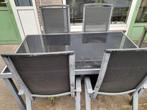 Tuinset,tafel,stoelen,verstelbaar, Ophalen, Zo goed als nieuw