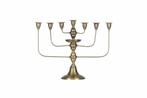 Metalen Kandelaar - Brass - Menora - BePureHome, Overige kleuren, 25 tot 50 cm, Ophalen of Verzenden, Zo goed als nieuw