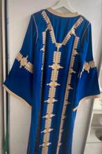 Mooie Arabische jurk / kandora / abaya / takshita, Blauw, Maat 42/44 (L), Nieuw, Ophalen of Verzenden