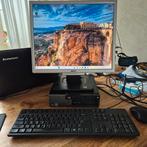 Dell mini desktop pc met monitor muis en toetsenbord Windows, Computers en Software, Desktop Pc's, 256 GB, Met monitor, Ophalen of Verzenden