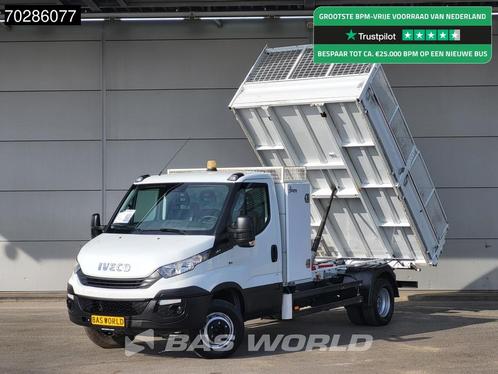 Iveco Daily 72C18 3.0L Kipper met Kist Dubbellucht 3,5t Trek, Auto's, Bestelauto's, Bedrijf, Te koop, Airconditioning, Centrale vergrendeling