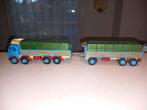 Nette foden vrachtwagen met aanhanger en lading, Hobby en Vrije tijd, Modelauto's | 1:50, Verzenden, Zo goed als nieuw, Bus of Vrachtwagen