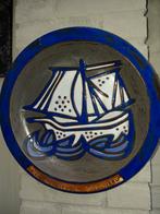 Dispuut De Blauwe Schuite, wandbord henk potters, Antiek en Kunst, Ophalen