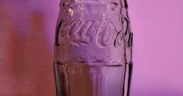 Vintage Coca-Cola contour bottle / logo embossed  beschikbaar voor biedingen