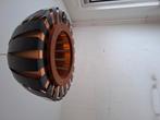 Vintage design Fiesta hanglamp, Huis en Inrichting, Lampen | Hanglampen, Ophalen of Verzenden, Minder dan 50 cm, Hout, Gebruikt