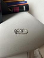 Lucardi ringen zilver maat 53/17 mm, Ophalen of Verzenden, Zo goed als nieuw, 17 tot 18, Dame