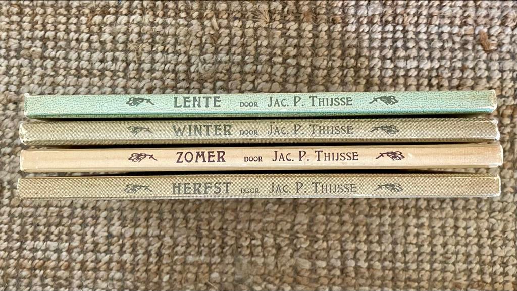 Jac. P. Thijsse - 4 boeken, Zomer, Lente, Herfst en Winter, Ophalen of Verzenden, Gelezen, Nederland