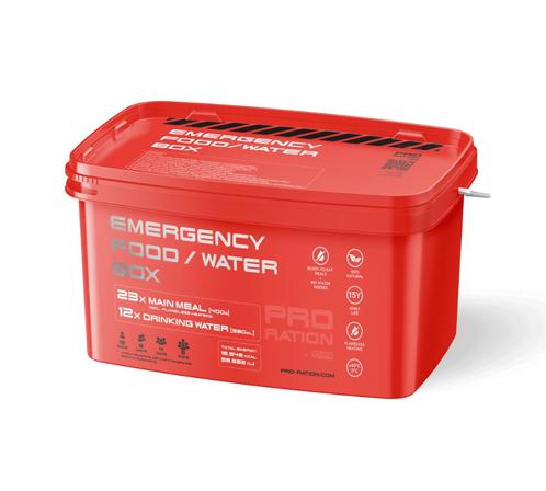PRO-RATION Ultiem Noodrantsoen Food/Water Box, Diversen, Levensmiddelen, Verzenden