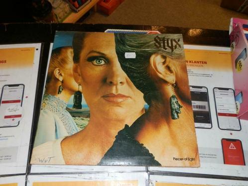 Lp Styx Pieces of EIGht 1978, Cd's en Dvd's, Vinyl | Rock, Gebruikt, Progressive, 12 inch, Ophalen of Verzenden