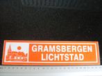 sticker gramsbergen lichtstad logo plaats gemeente, Verzamelen, Verzenden, Zo goed als nieuw, Overige typen