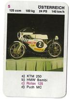 Kwartetkaart Rotax 125, Ophalen of Verzenden, Gebruikt, Motoren