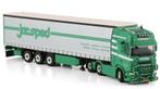 WSI SCANIA S HIGHLINE + TRAILER - SCHIPPER TRANSPORT, Hobby en Vrije tijd, Modelauto's | 1:50, Wsi, ., Nieuw, Ophalen of Verzenden