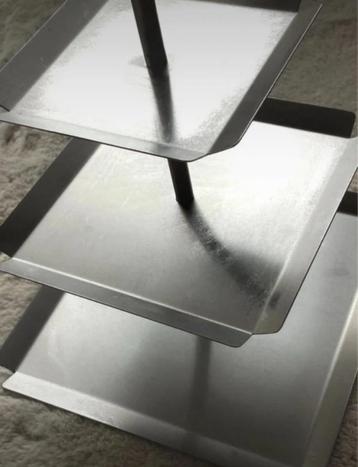 Zack design Etagère "Piano" RVS - Stijlvol Serveren beschikbaar voor biedingen