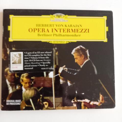 Herbert von Karajan - Opera Intermezzi, Cd's en Dvd's, Cd's | Klassiek, Zo goed als nieuw, Orkest of Ballet, Modernisme tot heden