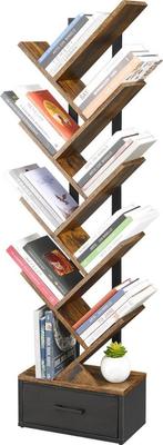 Boekenkast - Boekenrek - Hout/metaal-50 x 25 x 141,5 cm, Ophalen, 50 tot 100 cm, Zo goed als nieuw, Metaal