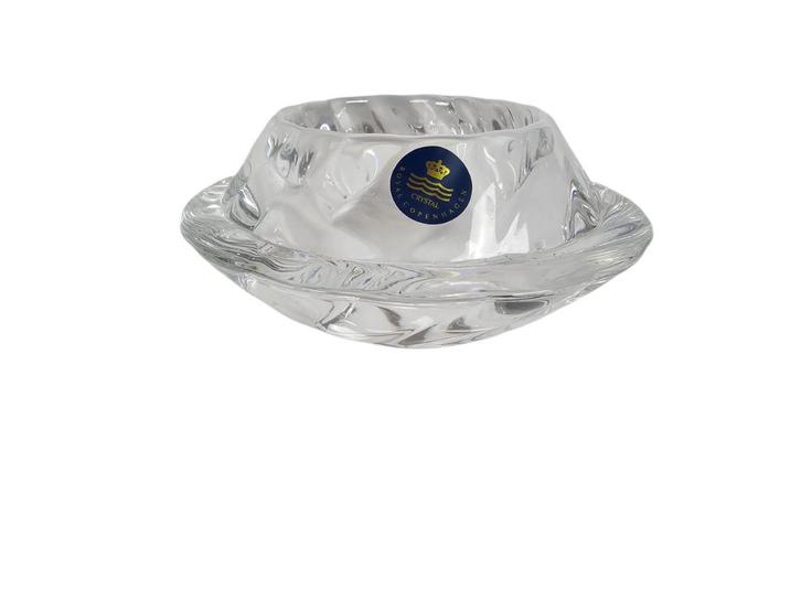 Holmegaard - Royal Copenhagen - kandelaar - kristal, Antiek en Kunst, Antiek | Glas en Kristal, Ophalen of Verzenden
