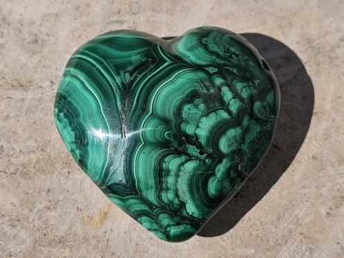 Gaaf malachiet hart, Sieraden, Tassen en Uiterlijk, Edelstenen, Ophalen of Verzenden