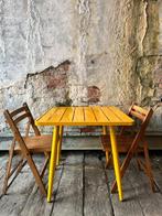 Retro rasa tafel / binnen- en buitengebruik (grote voorraad), Ophalen of Verzenden, Nieuw, Vierkant, Aluminium
