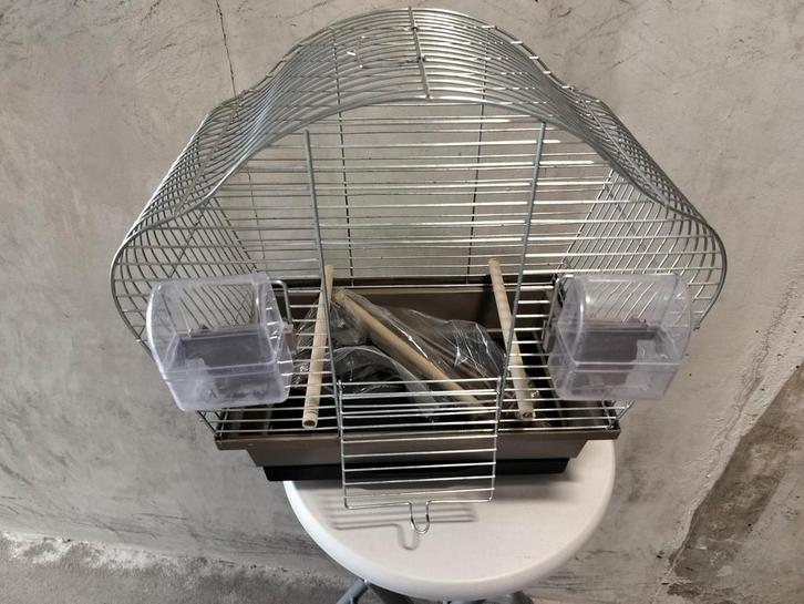 Vogelkooi kleine duvo+kleine beta mini, Dieren en Toebehoren, Vogels | Hokken en Kooien, Zo goed als nieuw, Metaal, Ophalen of Verzenden