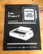Radio Shack Line Printer V handleiding - Tandy, Ophalen of Verzenden, Radio Shack / Tandy